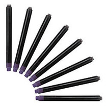 Monteverde; Magnum-Size Fountain Pen Ink Cartridge Refills, Purple, Pack Of 8