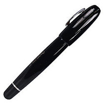 Monteverde; Mega Ink Ball&trade; Pen, Fine Point, 0.7 mm, Black Barrel, Black Ink