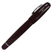 Monteverde; Mega Ink Ball&trade; Pen, Fine Point, 0.7 mm, Burgundy Barrel, Black Ink