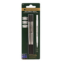 Monteverde; Rollerball Refills For Parker Rollerball Pens, Fine Point, 0.5 mm, Black, Pack Of 2