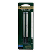 Monteverde; Rollerball Refills For St. Dupont; Rollerball Pens, Fine Point, 0.5 mm, Black, Pack Of 2