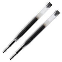 Pilot; Dr. Grip&trade; Center Of Gravity Ballpoint Pen Refills, Medium Point, 1.0 mm, Black, Pack Of 2