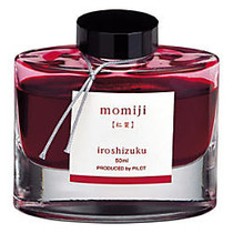 Pilot; Iroshizuku Fountain Pen Ink, Momiji Autumn Leaves Red, 50 mL Bottle