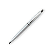 Sheaffer; VMF Retractable Ballpoint Pen, Medium Point, 1.0 mm, Silver Barrel, Black Ink