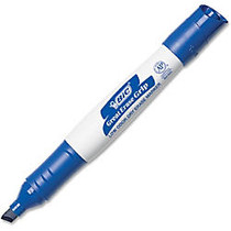 BIC Great Erase Whiteboard Marker - Fine Point Type - Chisel Point Style - Blue - 1 Dozen