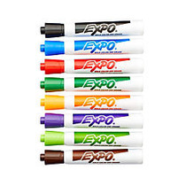 EXPO; Chisel-Tip Dry-Erase Markers, Assorted, Pack Of 8