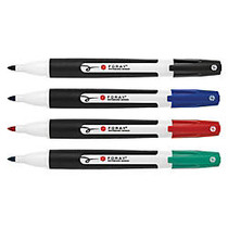 FORAY; Pen-Style Dry-Erase Markers With Soft Grips, Assorted, Pack Of 4