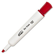 Integra Dry Erase Marker - Chisel Point Style - Red - 1 Dozen