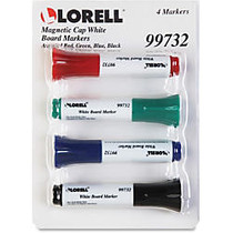 Lorell Dry Erase Marker - Assorted - 4 / Set