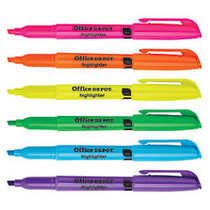 Office Wagon; Brand 100% Recycled Pen-Style Highlighters, Assorted Colors, Pack Of 12