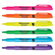 Office Wagon; Brand 100% Recycled Pen-Style Highlighters, Assorted, Pack Of 6