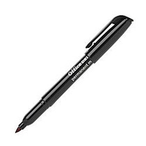 Office Wagon; Brand 100% Recycled Permanent Markers, Fine Point, Black, Pack Of 12