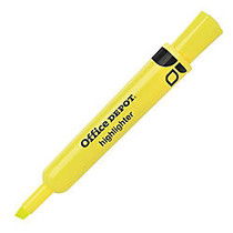 Office Wagon; Brand Chisel-Tip Highlighter, Fluorescent Yellow, Pack Of 12
