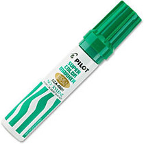 Pilot Jumbo Chisel Felt Tip Permanent Markers - Jumbo Point Type - 10 mm Point Size - Chisel Point Style - Refillable - Green - 1 Each