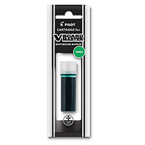 Pilot; V-Board Master BeGreen Dry-Erase Marker Refills, Green, Pack Of 12