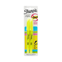 Sharpie Accent Pocket Highlighter - Chisel Point Style - Fluorescent Yellow - 2 / Pack