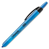 Sharpie Accent Retractable Highlighter - Micro Point Type - Chisel Point Style - Fluorescent Blue
