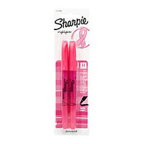 Sharpie; Accent; Highlighters, Pink Ribbon, Pack Of 2