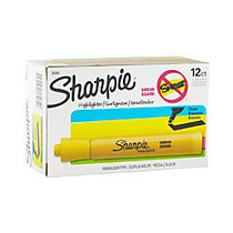 Sharpie; Accent; Highlighters, Yellow, Pack Of 12