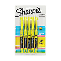 Sharpie; Accent; Liquid Highlighters, Yellow, Pack Of 5