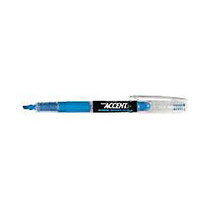 Sharpie; Liquid Accent; Pen-Style Highlighter, Fluorescent Blue