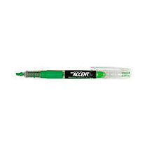 Sharpie; Liquid Accent; Pen-Style Highlighter, Fluorescent Green