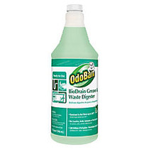 OdoBan BioDrain Grease And Waste Digester, Floral Scent, 32 Oz, Green