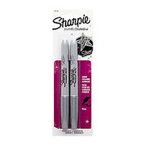 Sharpie; Metallic Markers, Silver, Pack Of 2