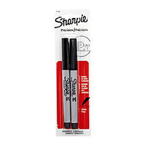 Sharpie; Permanent Ultra-Fine Point Markers, Black, Pack of 2