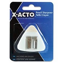 Elmer's X-Acto Pencil Sharpener with Eraser - Handheld - Assorted