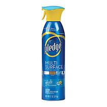 Pledge; Clean & Dust Multi-Surface Aerosol, Rainshower, 9.7 Oz, Pack Of 6