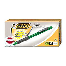 BIC; BIC-Matic Grip Mechanical Pencils, 0.7 mm, Assorted Barrel Colors, Pack Of 12