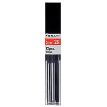 FORAY; Lead Refills, 0.5 mm, HB Hardness, Tube Of 12 Leads, Pack Of 3 Tubes