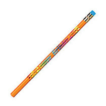 J.R. Moon Pencil Co. Pencils, 2.11 mm, #2 HB Lead, Happy Birthday, Multicolor, Pack Of 144