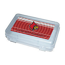 Markings by C.R. Gibson; Pencil Box, 8 1/4 inch; x 4 3/4 inch; x 2 1/2 inch;, Louisville Cardinals