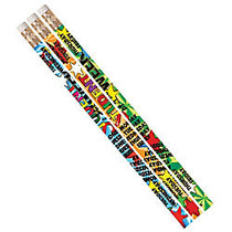 Musgrave Pencil Co. Motivational Pencils, 2.11 mm, #2 Lead, Student Of The Week, Multicolor, Pack Of 144