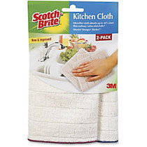 Scotch-Brite Microfiber Kitchen Cleaning Cloth - Cloth - 11.50 inch; Width x 12.50 inch; Length - 24 / Carton - White