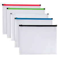 Office Wagon; Brand Poly Zip Envelope, Letter Size