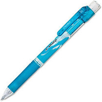 Pentel e-sharp Mechanical Pencils - HB, #2 Lead Degree (Hardness) - 0.5 mm Lead Diameter - Fine Point - Refillable - Black Lead - Sky Blue Barrel - 1 Dozen
