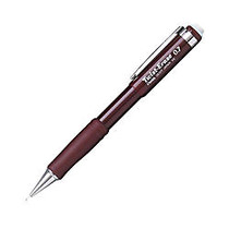 Pentel Twist-Erase III Mechanical Pencil - #2, HB Lead Degree (Hardness) - 0.7 mm Lead Diameter - Refillable - Burgundy Barrel - 1 Each