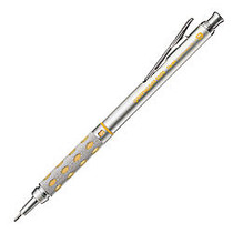 Pentel; Graph Gear&trade; 1000 Mechanical Drafting Pencil, 0.9 mm, HB Hardness, Silver/Yellow Barrel