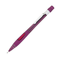 Pentel; Quicker-Clicker&trade; Mechanical Pencil, 0.9 mm, Transparent Red