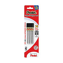 Pentel; Super Hi-Polymer Fine Line Lead Refills, 0.5 mm, H Hardness, Pack Of 36