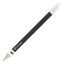 Zebra; #2 Mechanical Pencils, 0.7 mm, Black Barrels, Black Lead, Pack Of 10