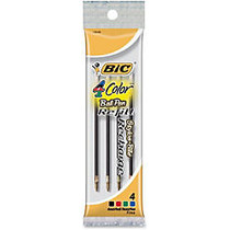BIC 4-Color Fine Ballpoint Pen Refill, 4/pk