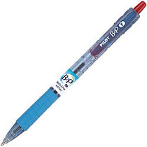 Bottle to Pen (B2P) Ballpoint Pen - Fine Point Type - 0.7 mm Point Size - Refillable - Red Gel-based Ink - Plastic Barrel - 1 Dozen