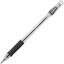 EasyTouch Ballpoint Pen - Fine Point Type - 0.7 mm Point Size - Refillable - Black Oil Based Ink - Clear Barrel - 1 Dozen