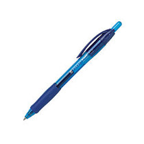 FORAY; Retractable Ballpoint Pens, Medium Point, 1.0 mm, Blue Barrel, Blue Ink, Pack Of 4