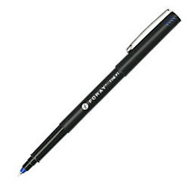 FORAY; Rollerball Pens, Fine Point, 0.7 mm, Black Barrel, Blue Ink, Pack Of 36