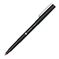 FORAY; Rollerball Pens, Fine Point, 0.7 mm, Black Barrel, Red Ink, Pack Of 36